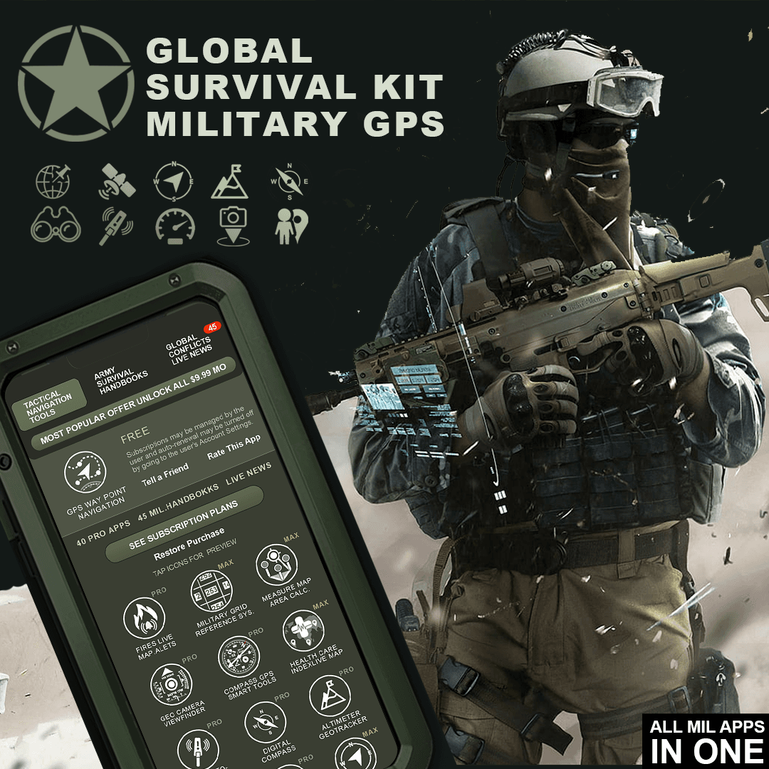 Military GPS Survival Kit Promo 1