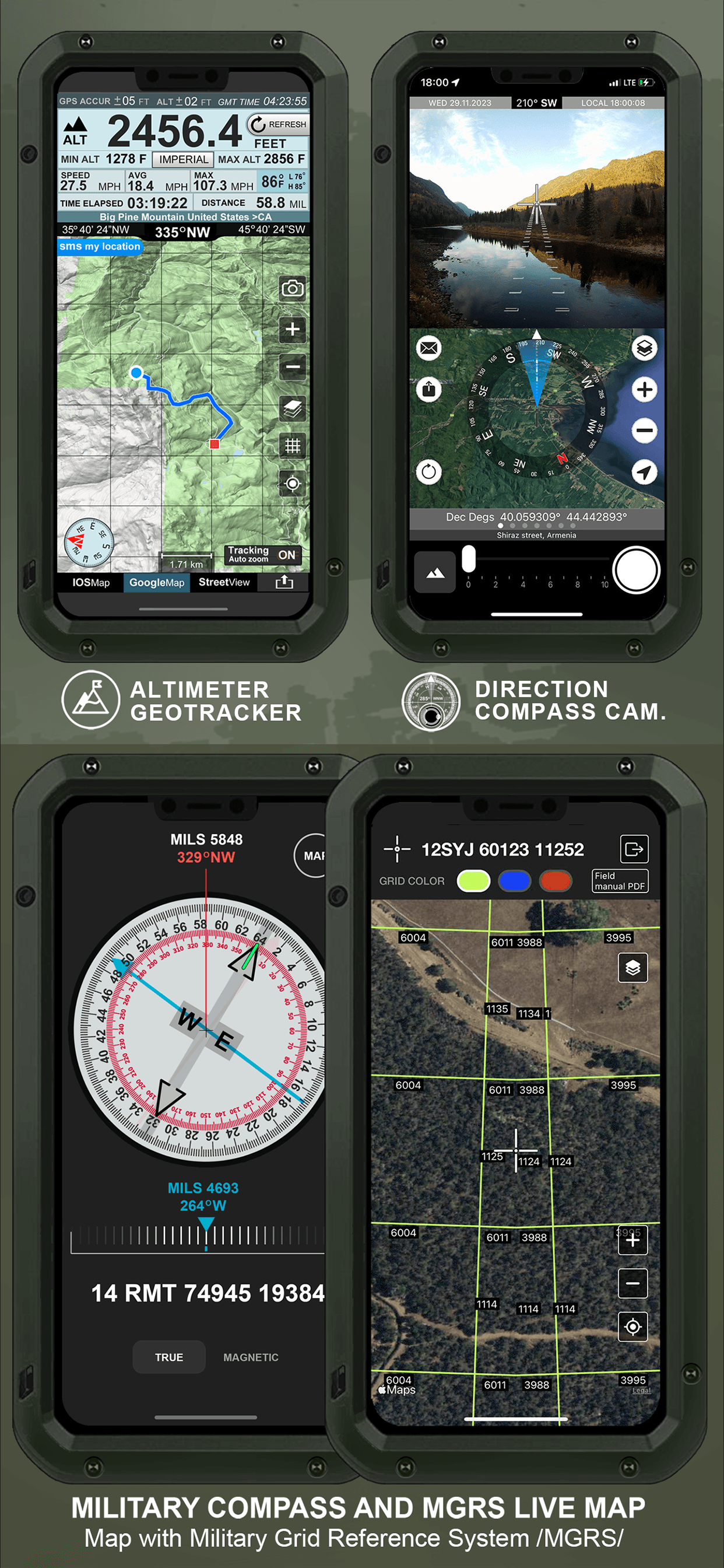 Military GPS Survival Kit Screenshot 2