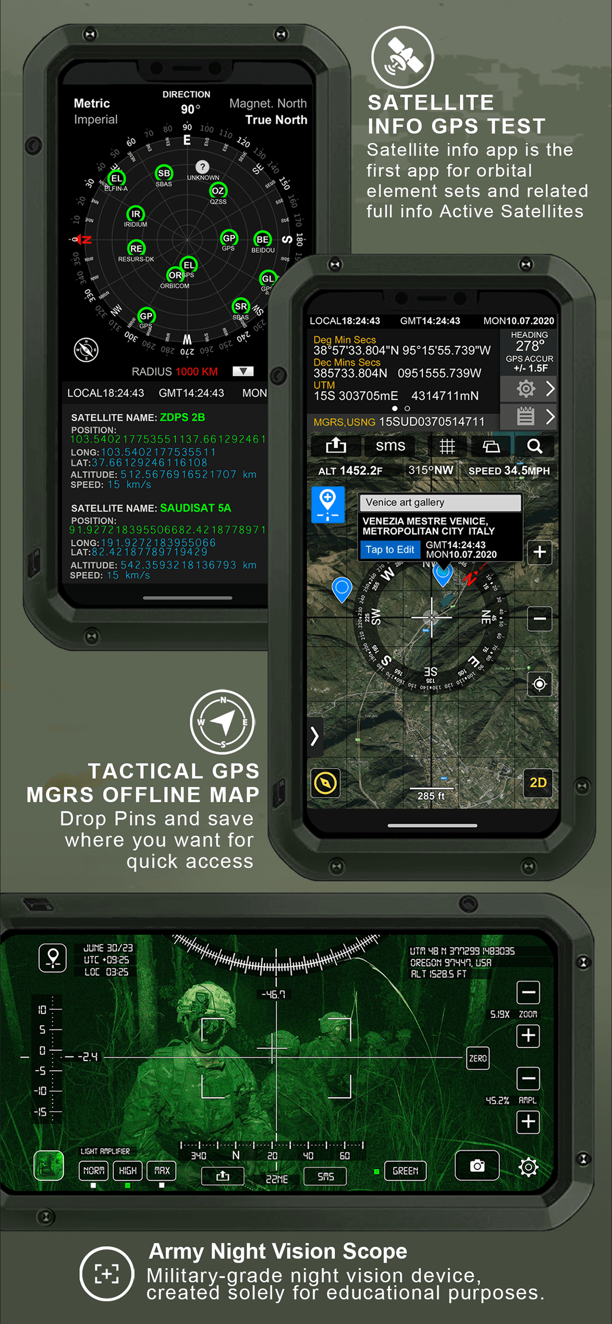 Military GPS Survival Kit Screenshot 3